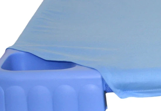 Spannlaken blau 140 cm