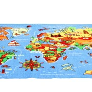 Spielteppich Welt 140 x 200 cm