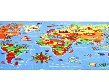 Spielteppich Welt 140 x 200 cm