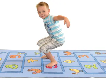 Teppich Hüpfespiel